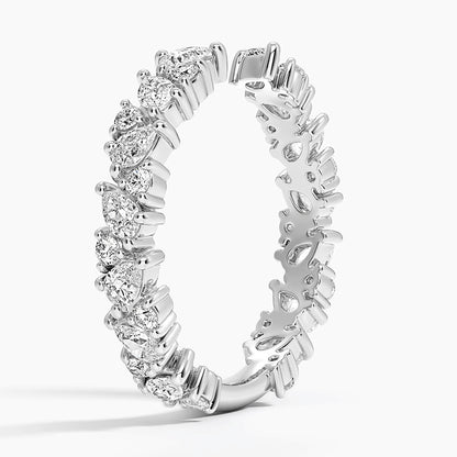 Olive Lab Diamond Open Ring