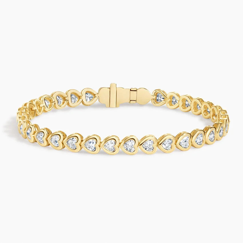 Lab Diamond Bezel Tennis Bracelet (3 3/4 ct. tw.) in 14K Yellow Gold