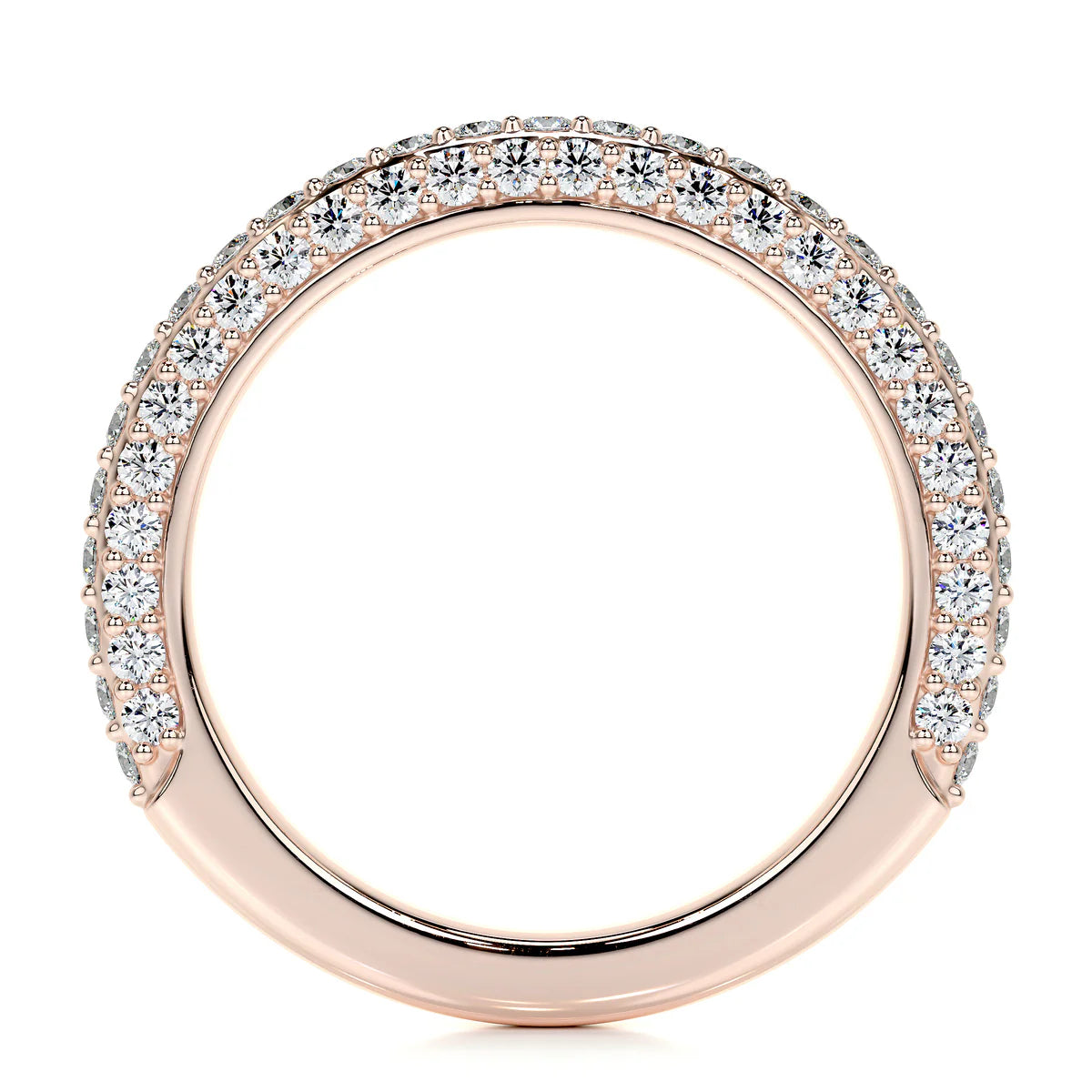 Anastasia Lab Grown Pave Diamond Wedding Ring