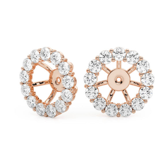 Halo Jackets for 1 1/2 ct. tw. Round Studs