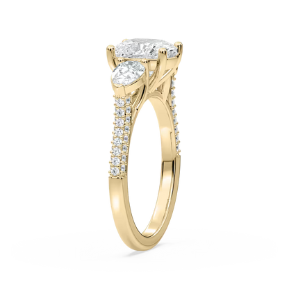 Ryan Three Stone Engagement Ring