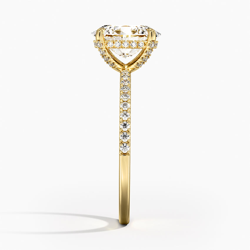 Viviana with 2ct Oval Certified Lab Diamond