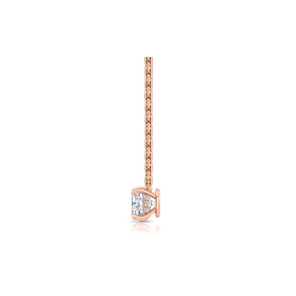 Chelsea Lab Diamond Round Brilliant Pendant