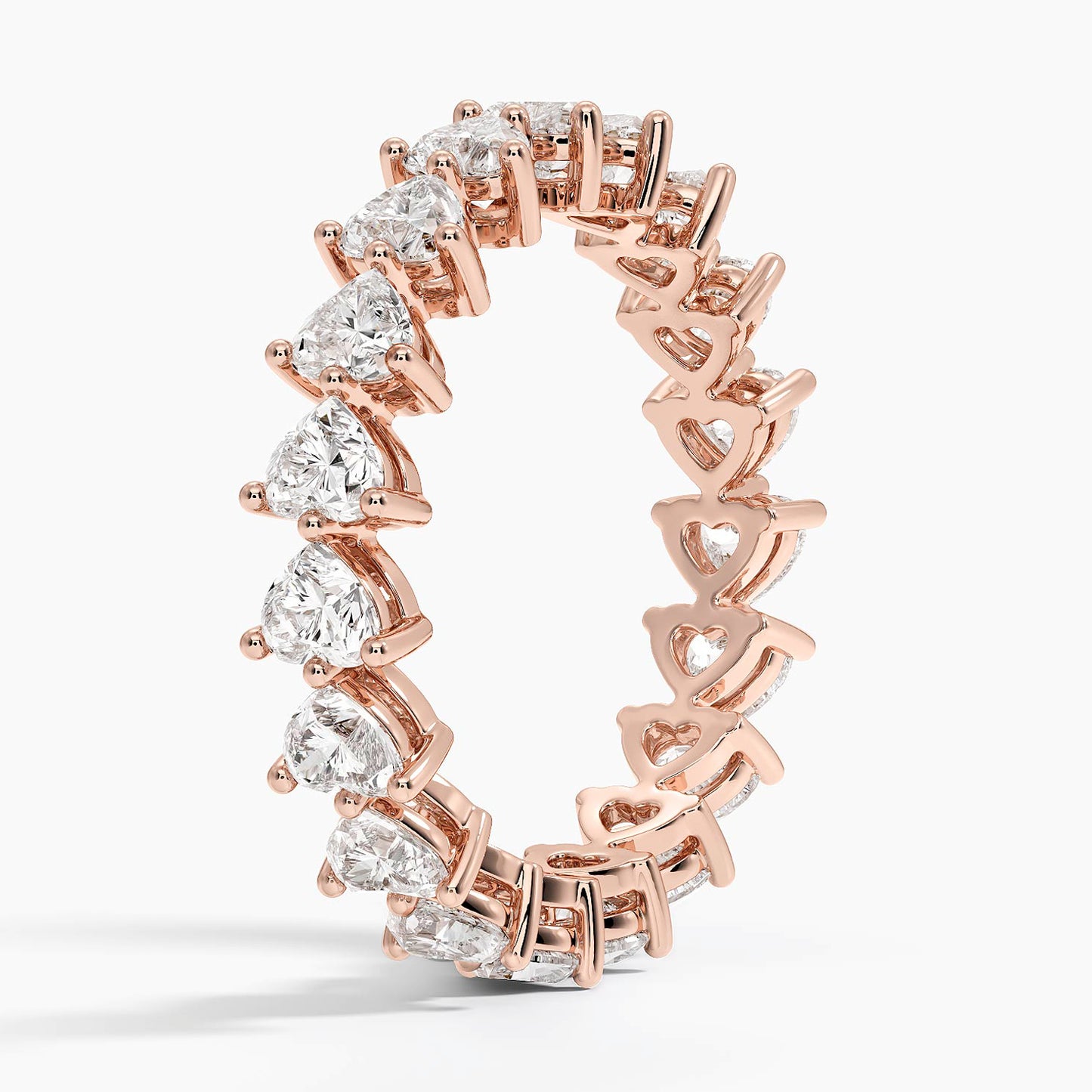 Heart Shaped Eternity Lab Diamond Ring (2 ct. tw.)