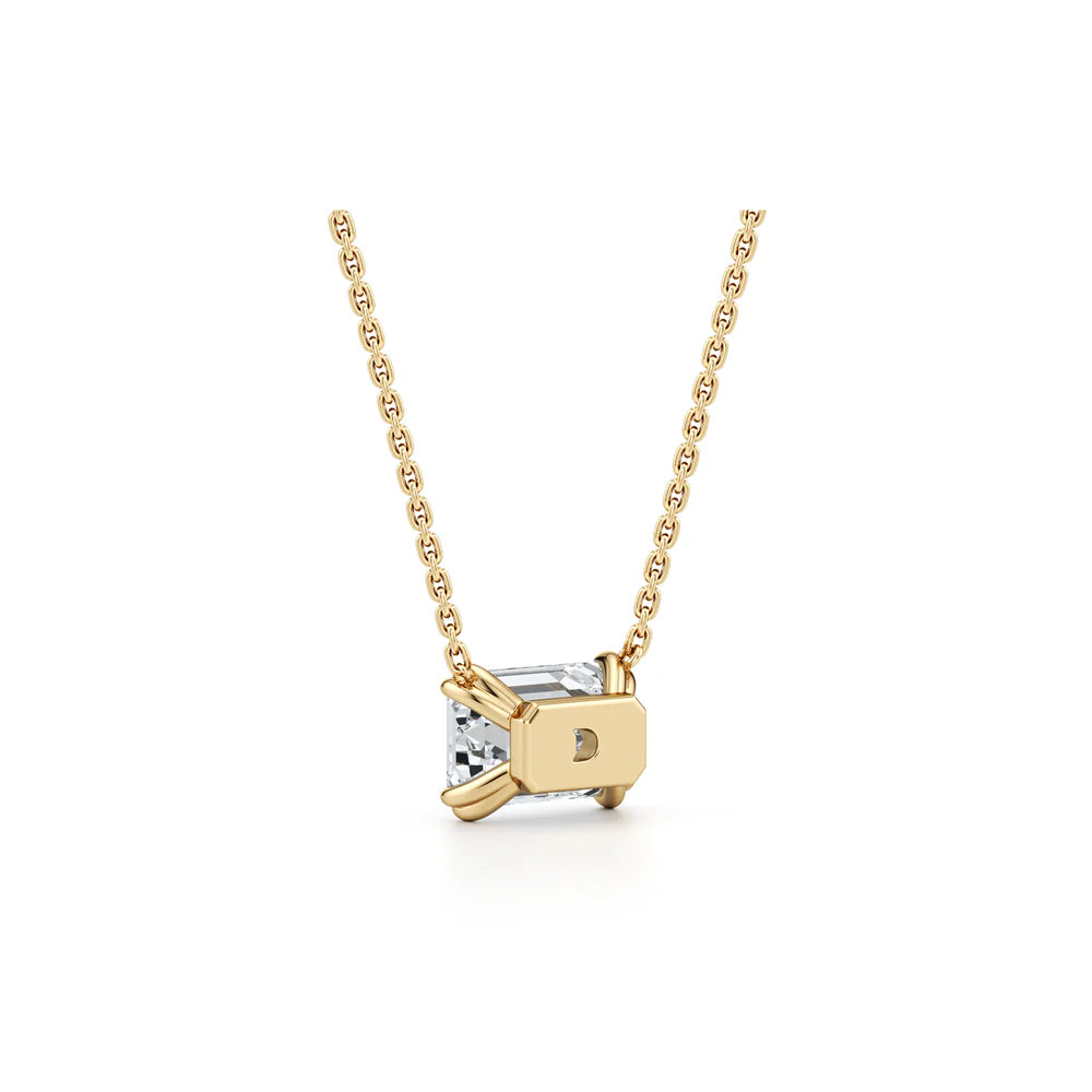 Elle Lab Diamond Emerald Pendant