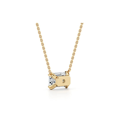 Elle Lab Diamond Emerald Pendant