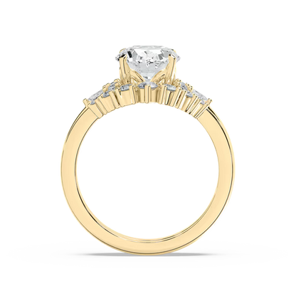 Talia Oval Wedding Set