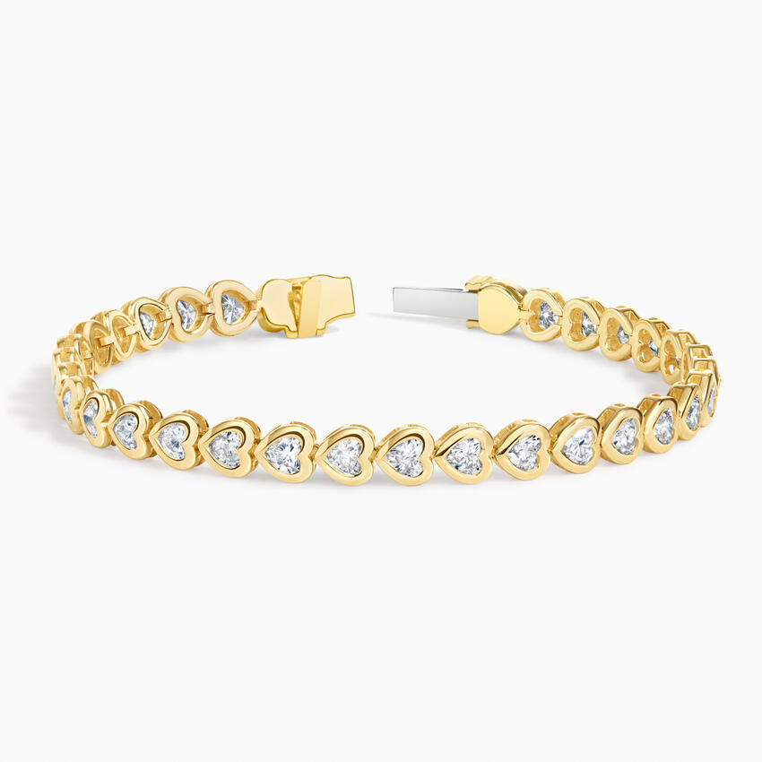 Lab Diamond Bezel Tennis Bracelet (3 3/4 ct. tw.) in 14K Yellow Gold