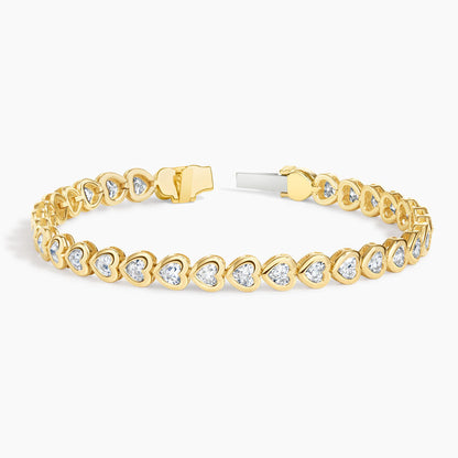 Lab Diamond Bezel Tennis Bracelet (3 3/4 ct. tw.) in 14K Yellow Gold