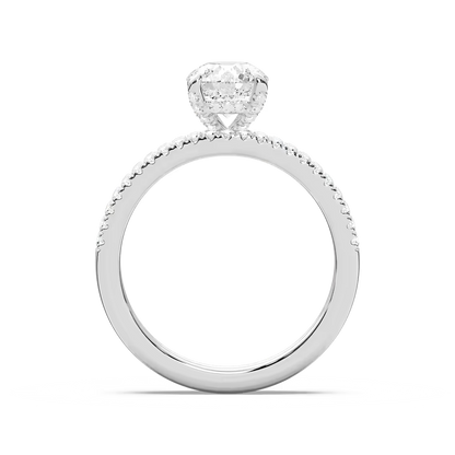 Greer Petite Dome Wedding Set