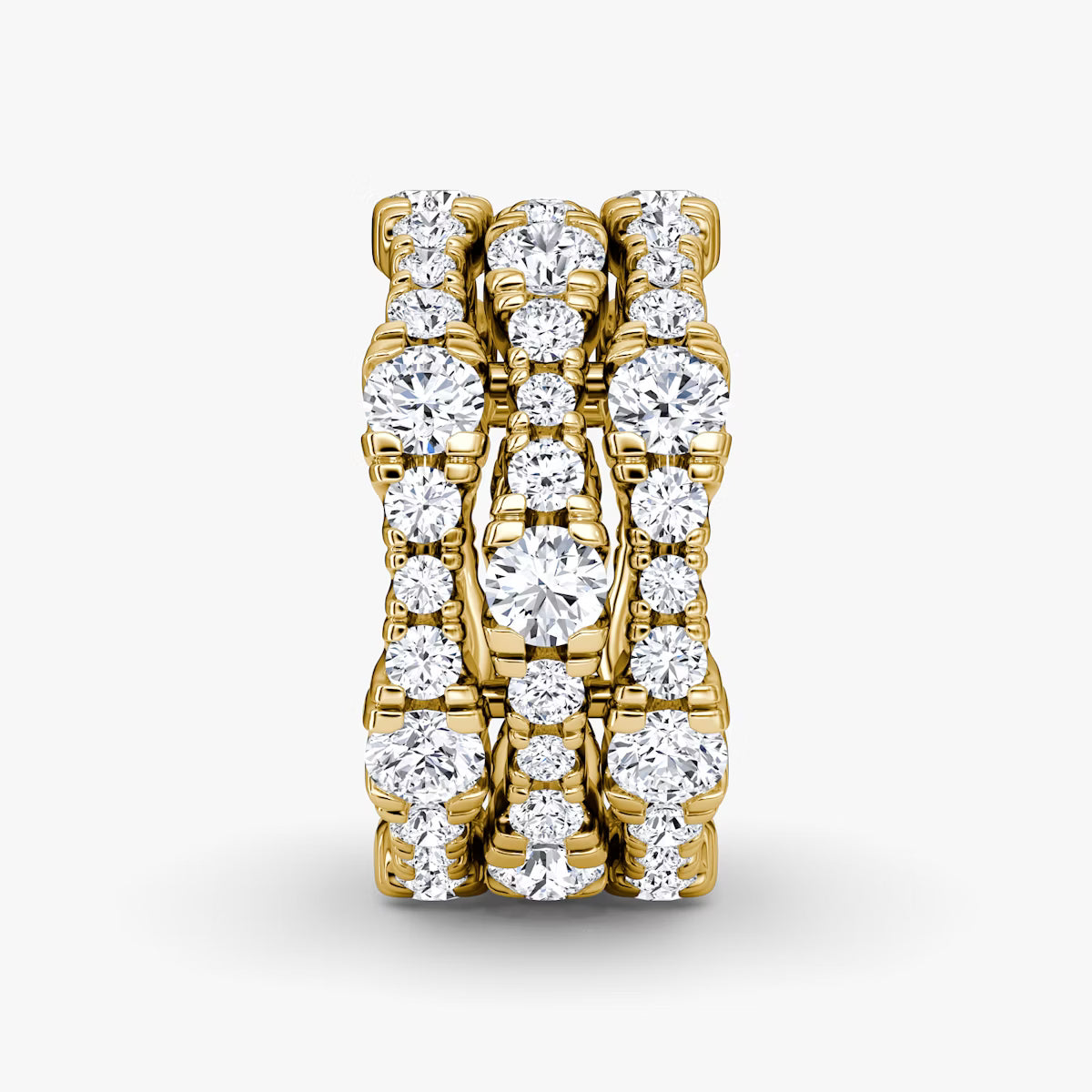 Multi Row Pavé Ring