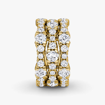 Multi Row Pavé Ring