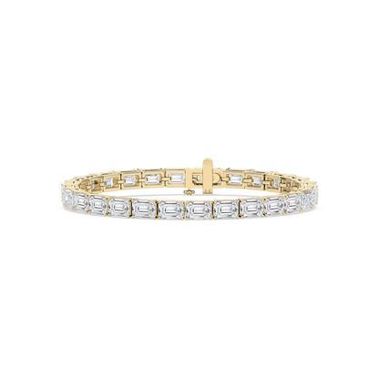 East West Emerald Tennis Bracelet