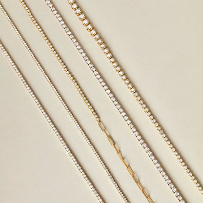 3.2 CTW LAB-Created Diamond Adjustable Tennis Choker