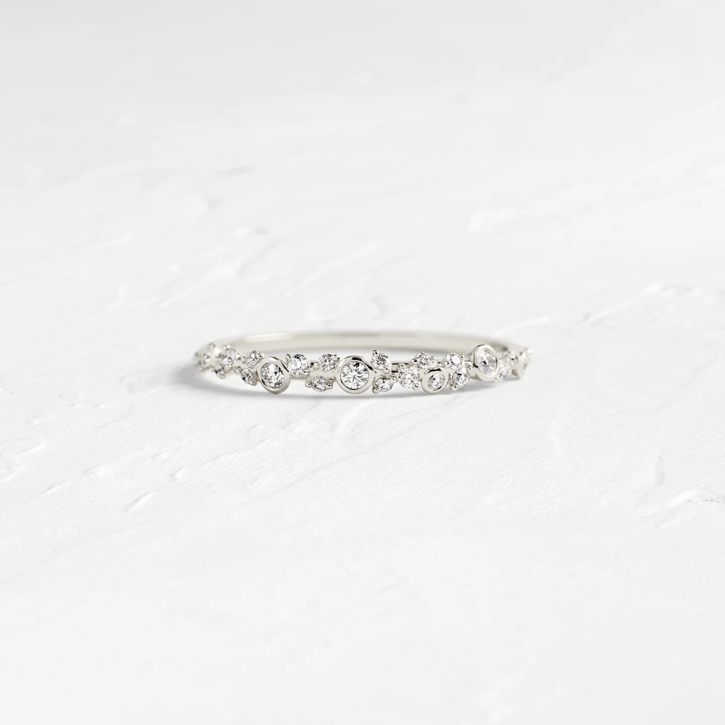 Sprinkle of Sugar Bezel Ring