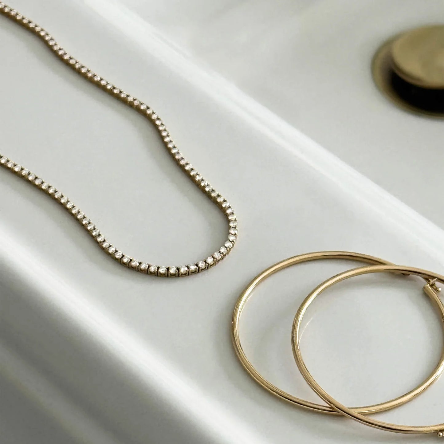 6.65 Carat Unflippable Tennis Necklace