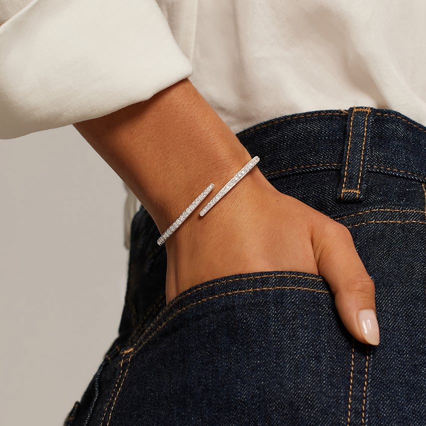 Sonya Lab Diamond Wrap Bracelet (1.50 ct. tw.) in 14K Gold