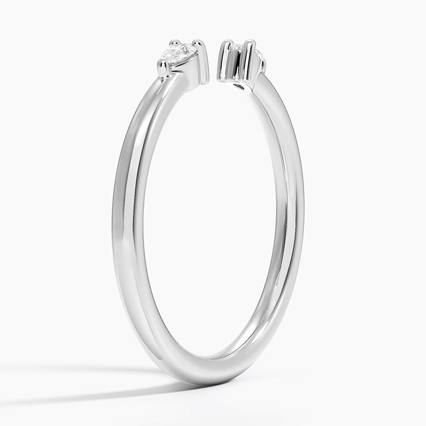 Wren Pear Diamond Ring in 18K Gold