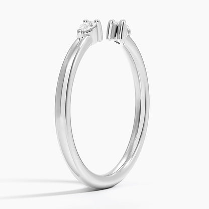 Wren Pear Diamond Ring in 18K Gold