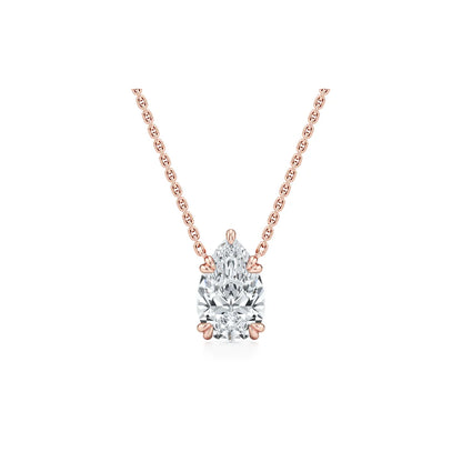 Elle Lab Diamond Pear Pendant