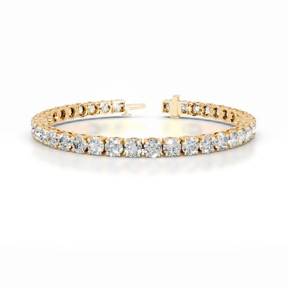 Annabelle Round Tennis Lab Grown Diamond Bracelet - 14K Gold