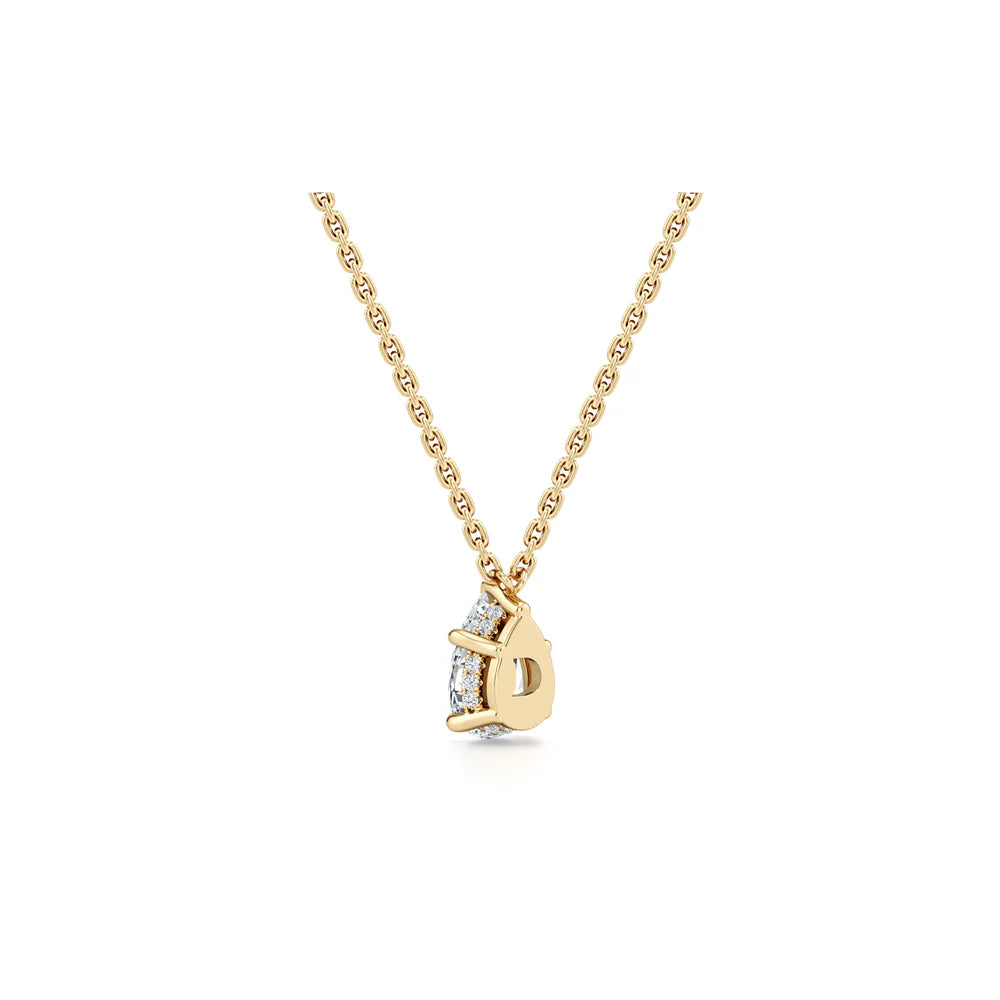 Chelsea Lab Diamond Pear Pendant