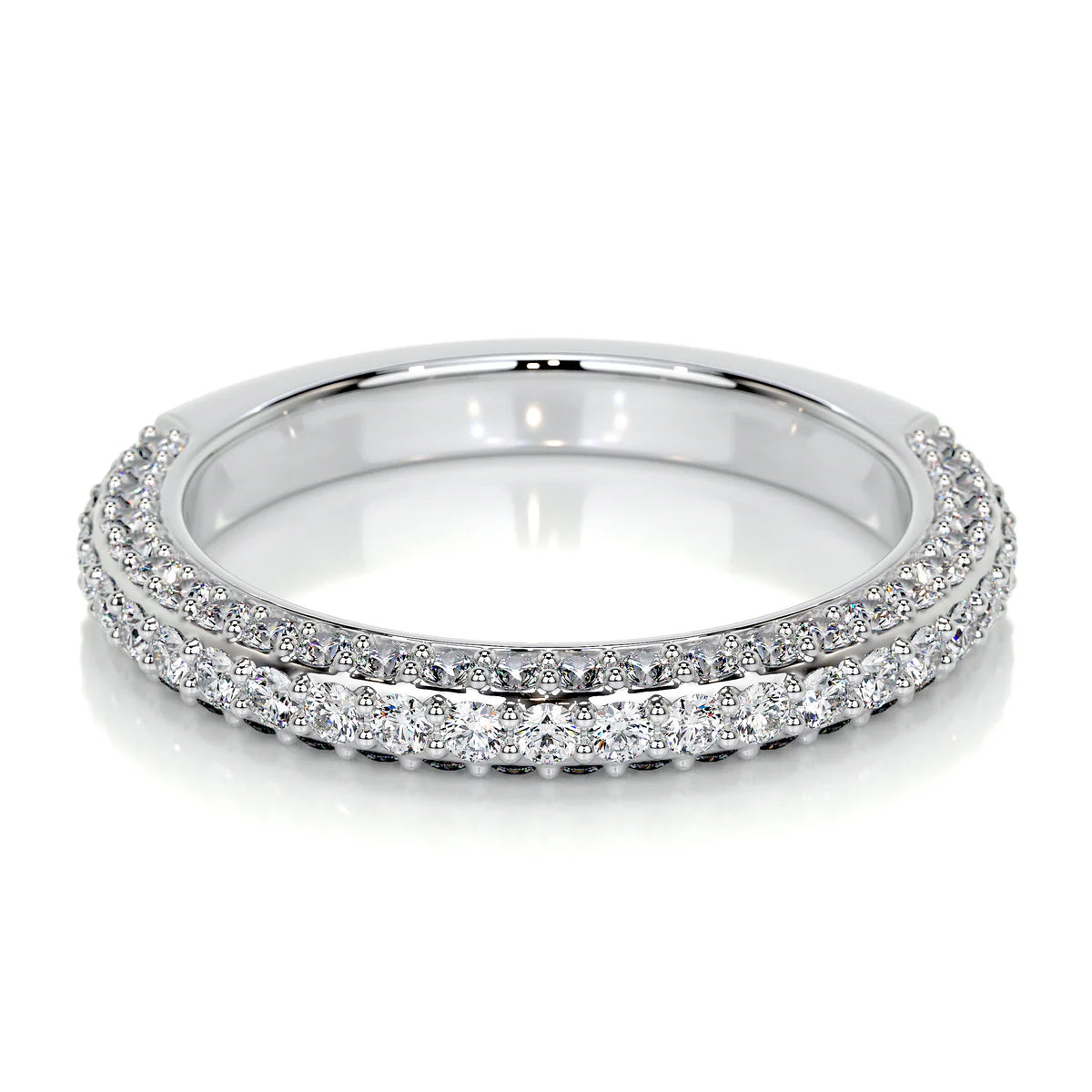 Anastasia Lab Grown Pave Diamond Wedding Ring