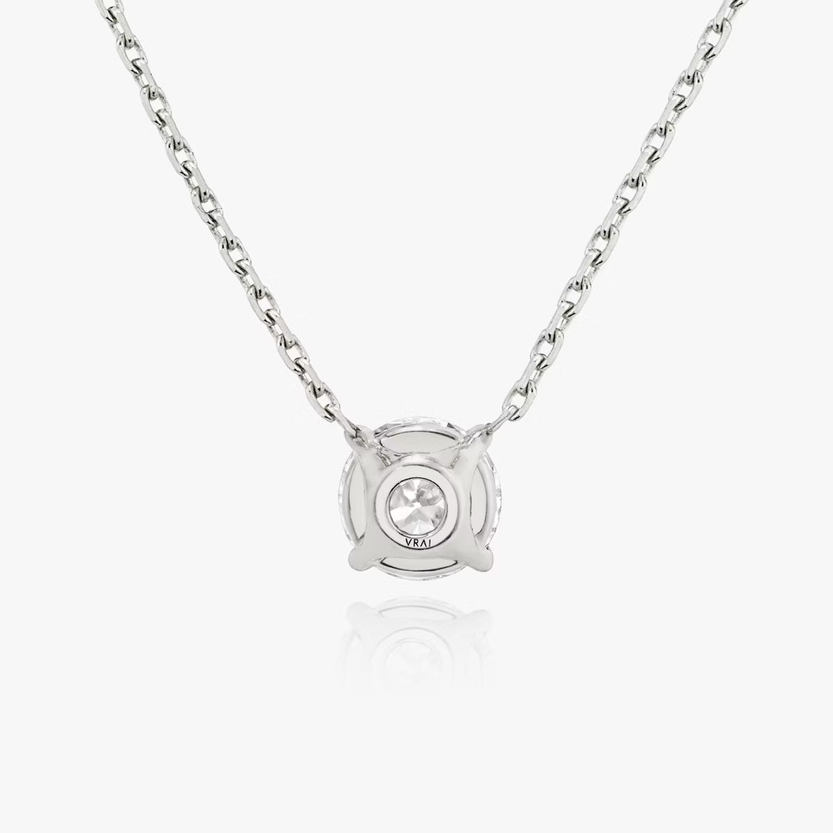 1 Carat Round Solitaire Necklace