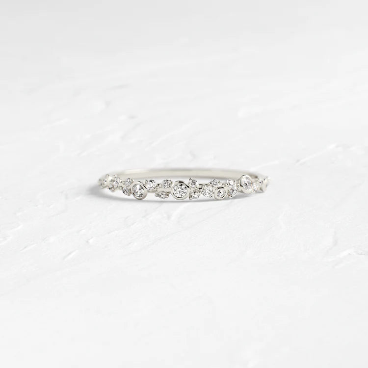 Sprinkle of Sugar Bezel Ring