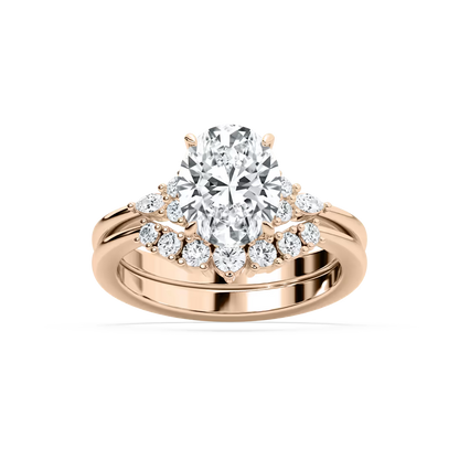 Talia Oval Wedding Set