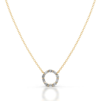 Lottie Lab Grown Diamond Hoop Pendant