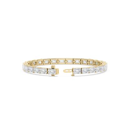 East West Emerald Tennis Bracelet