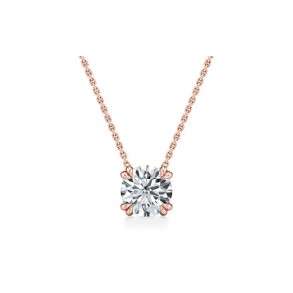 Elle Round Brilliant Pendant