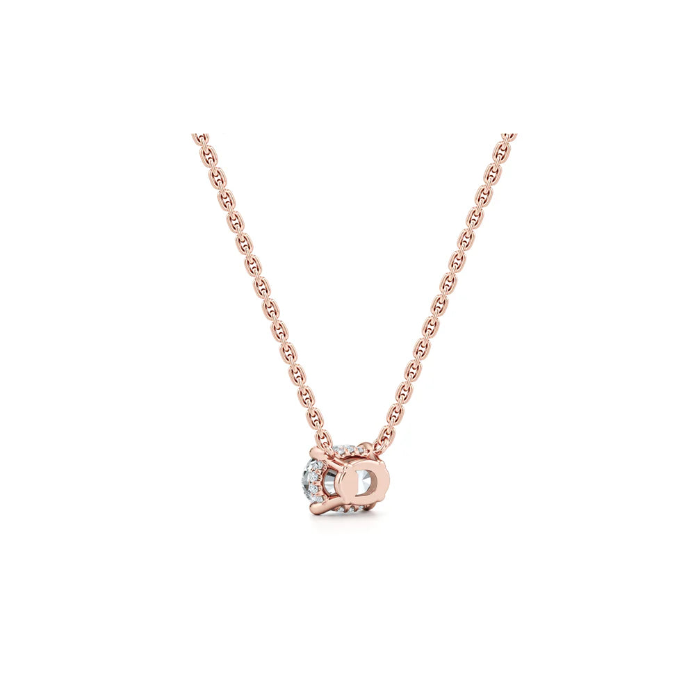 Chelsea Lab Diamond Oval Pendant