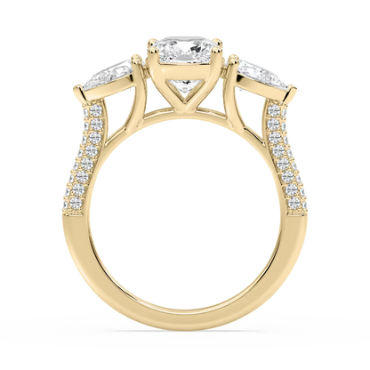 Ryan Three Stone Engagement Ring