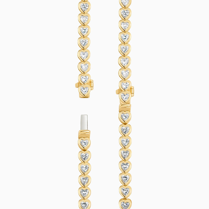 Lab Diamond Bezel Tennis Bracelet (3 3/4 ct. tw.) in 14K Yellow Gold