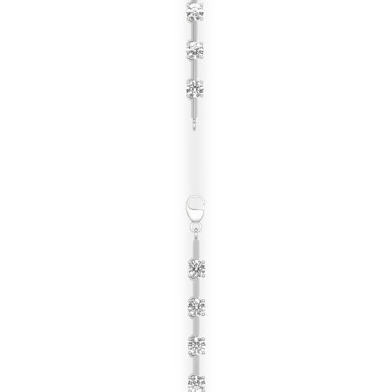 10 ct. tw. Round Dash Station Necklace