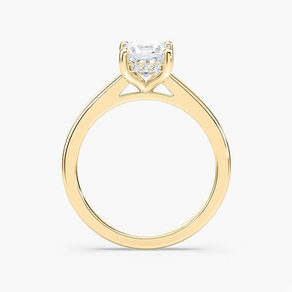 Stefania Hidden Halo Solitaire Engagement Ring