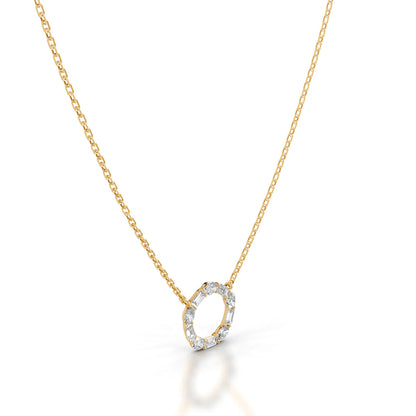 Lottie Lab Grown Diamond Hoop Pendant