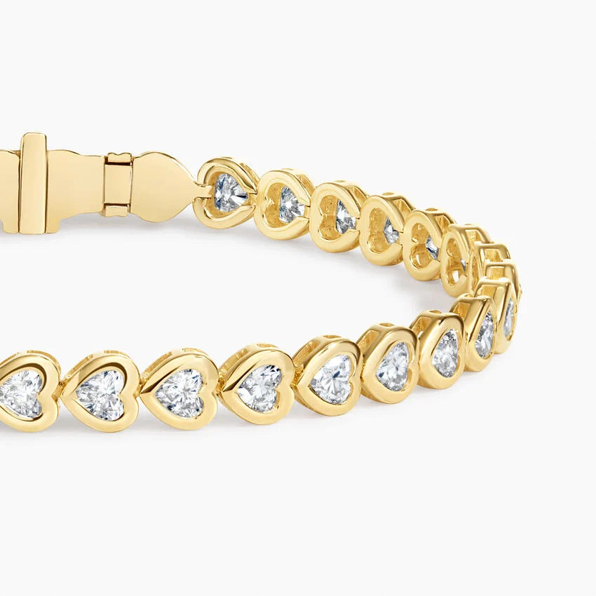 Lab Diamond Bezel Tennis Bracelet (3 3/4 ct. tw.) in 14K Yellow Gold