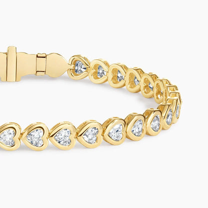 Lab Diamond Bezel Tennis Bracelet (3 3/4 ct. tw.) in 14K Yellow Gold