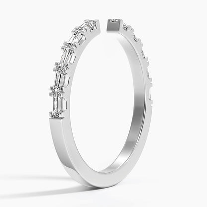 Emma Baguette Diamond Open Ring