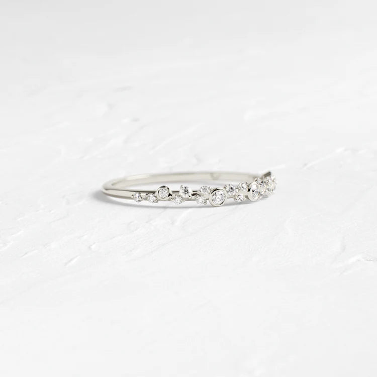 Sprinkle of Sugar Bezel Ring