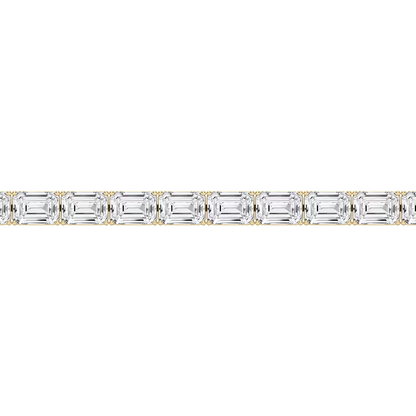 East West Emerald Tennis Bracelet