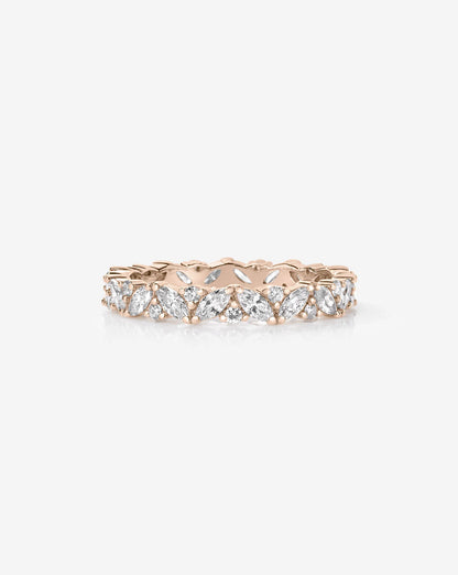 Marquise Cluster Eternity Band