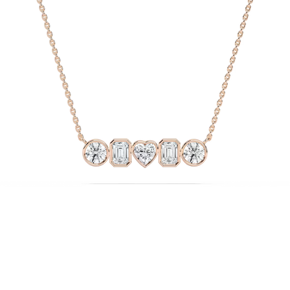 Bezel Mixed Shapes Pendant