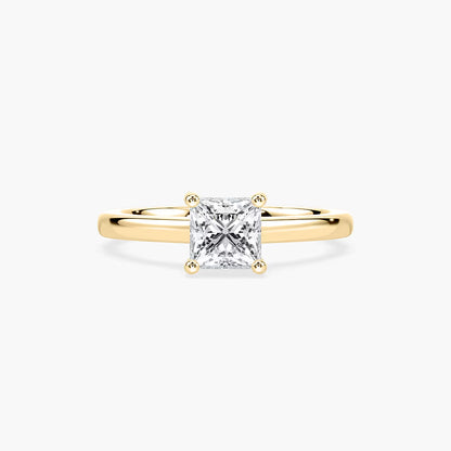 Stefania Hidden Halo Solitaire Engagement Ring