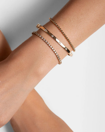 Inlay Diamond Bangle