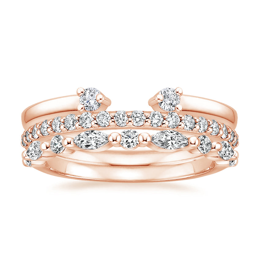 Tres Diamond Ring Stack (3/4 ct. tw.) in 18K Gold