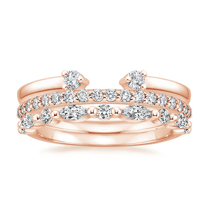 Tres Diamond Ring Stack (3/4 ct. tw.) in 18K Gold